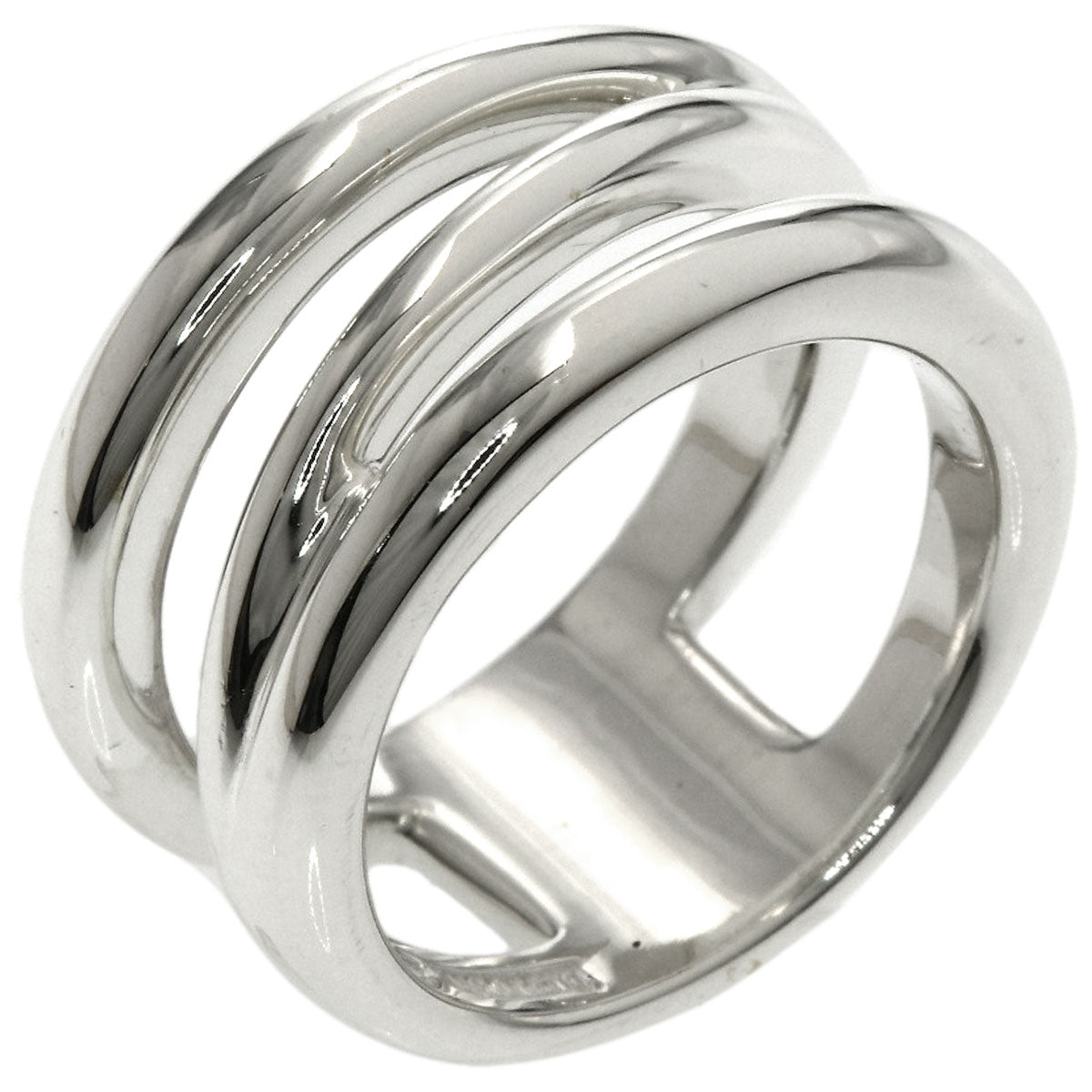 TIFFANY&Co. Diagonal Ring Silver Ladies [Used]