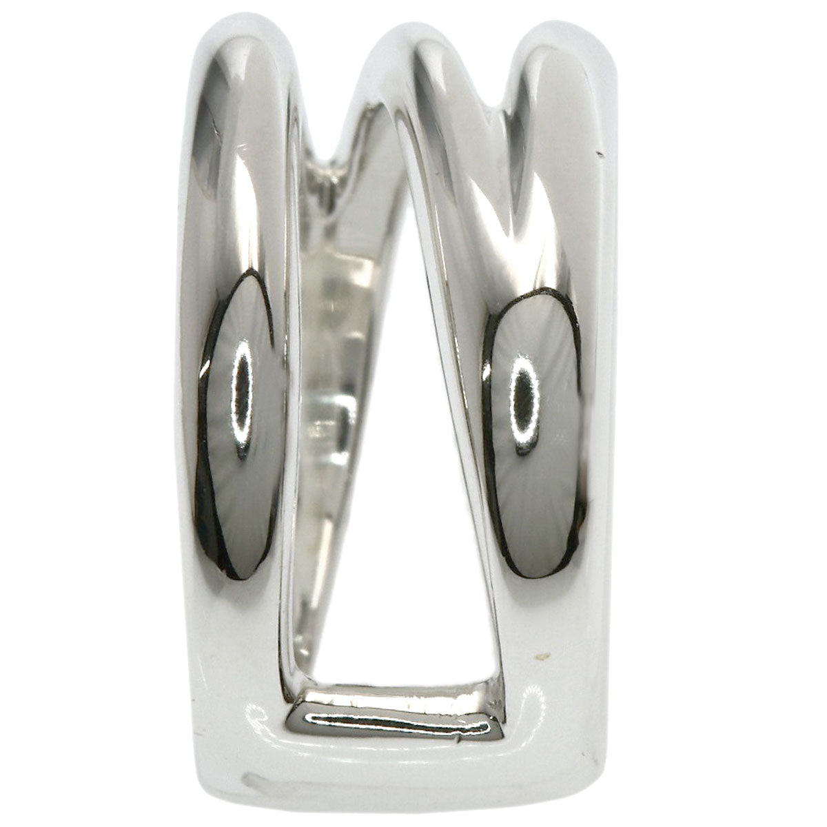 TIFFANY&Co. Diagonal Ring Silver Ladies [Used]