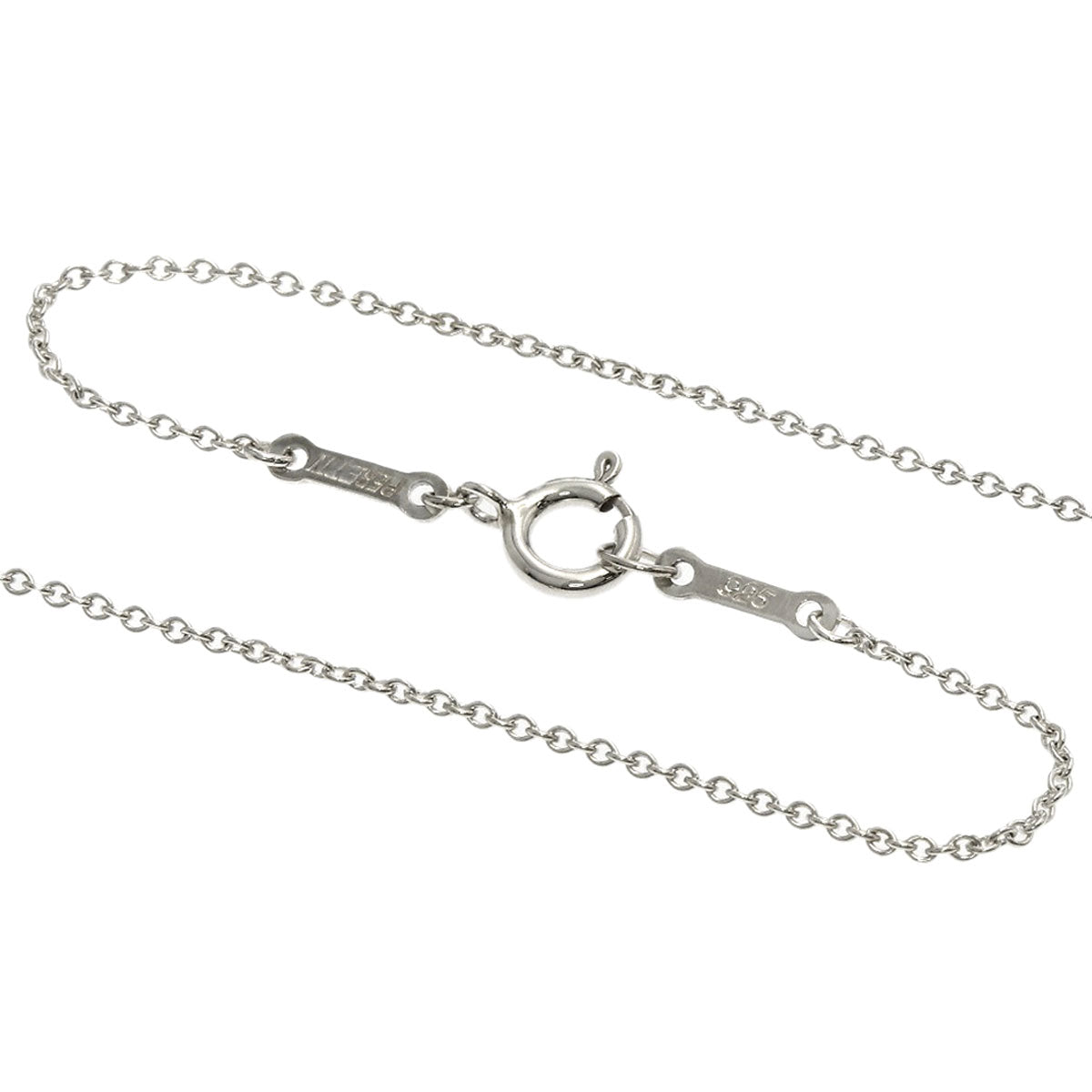 TIFFANY&Co. Full heart Necklace Silver Ladies [Used]