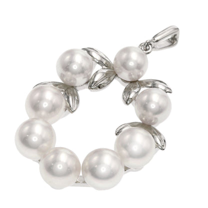 MIKIMOTO Reef Pearl Pearl Pendant top Silver Ladies [Used]