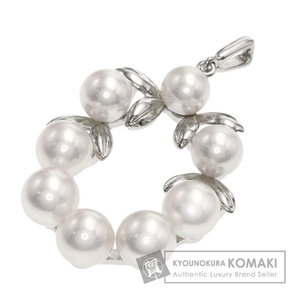 MIKIMOTO Reef Pearl Pearl Pendant top Silver Ladies [Used]
