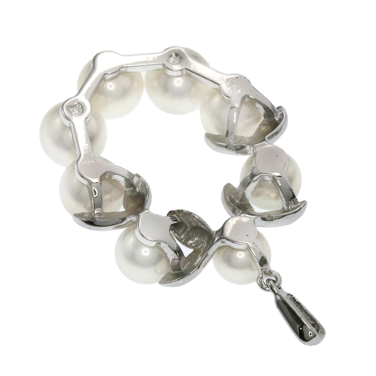 MIKIMOTO Reef Pearl Pearl Pendant top Silver Ladies [Used]