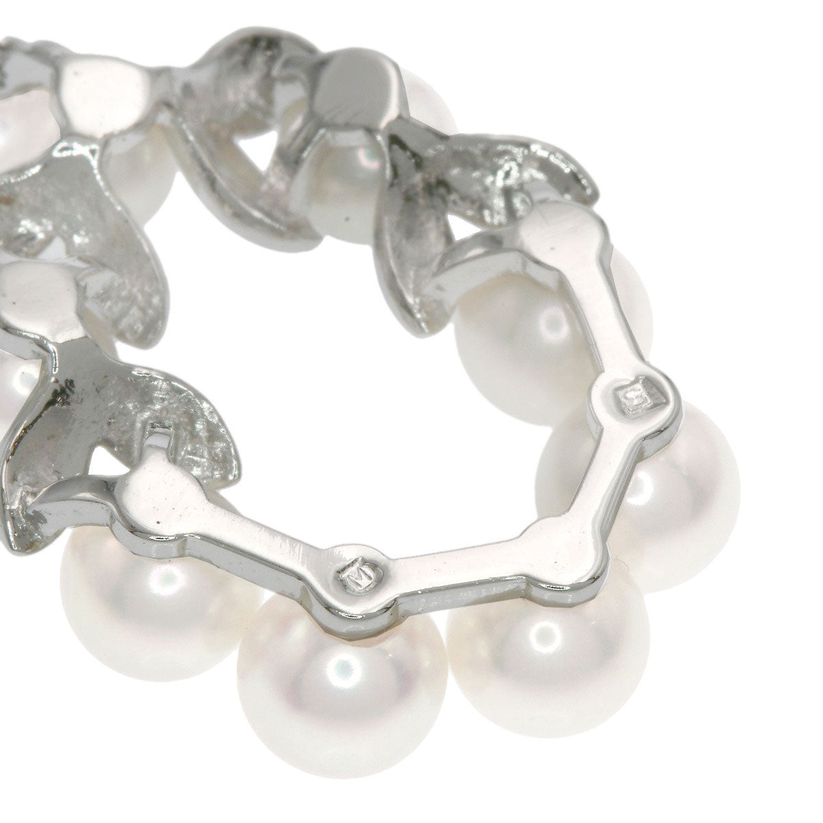 MIKIMOTO Reef Pearl Pearl Pendant top Silver Ladies [Used]