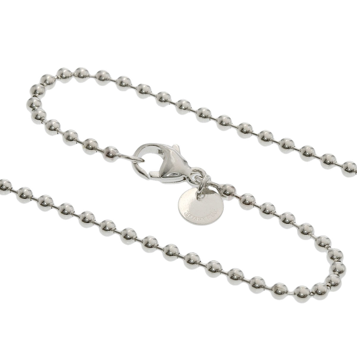 TIFFANY&Co. Return to TIFFANY & Co. Heart tag Necklace Silver Ladies [Used]