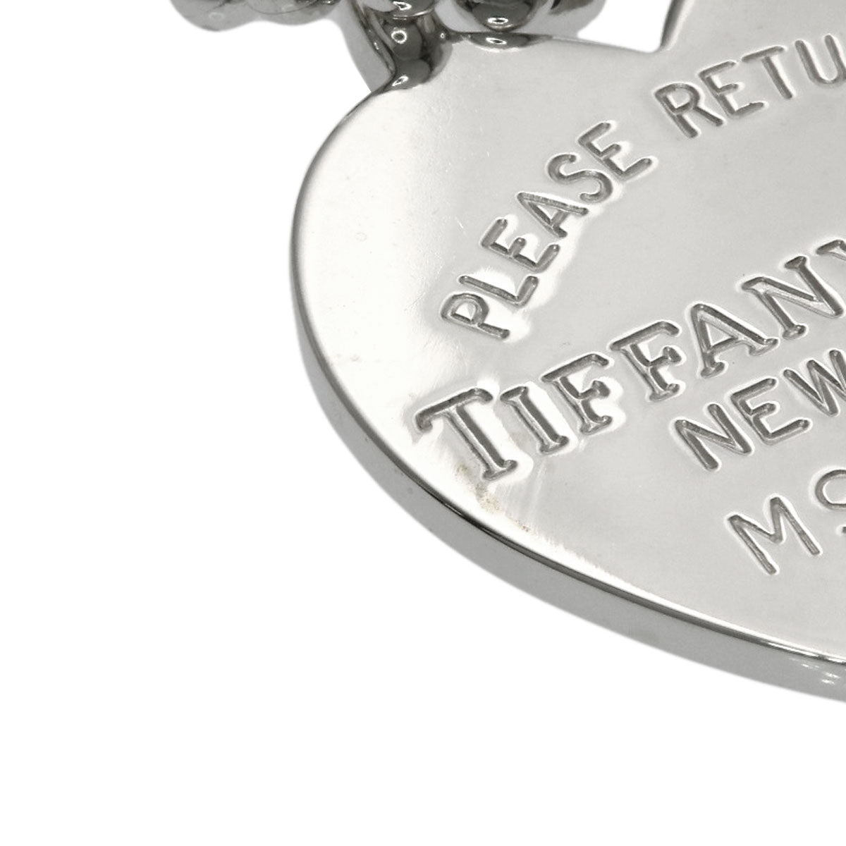 TIFFANY&Co. Return to TIFFANY & Co. Heart tag Necklace Silver Ladies [Used]