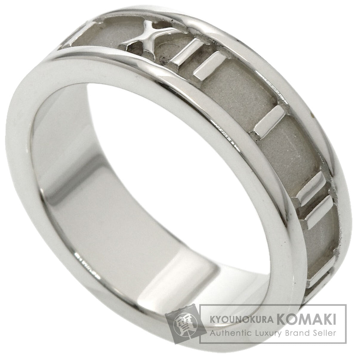 TIFFANY&Co. Atlas Ring Silver Ladies [Used]