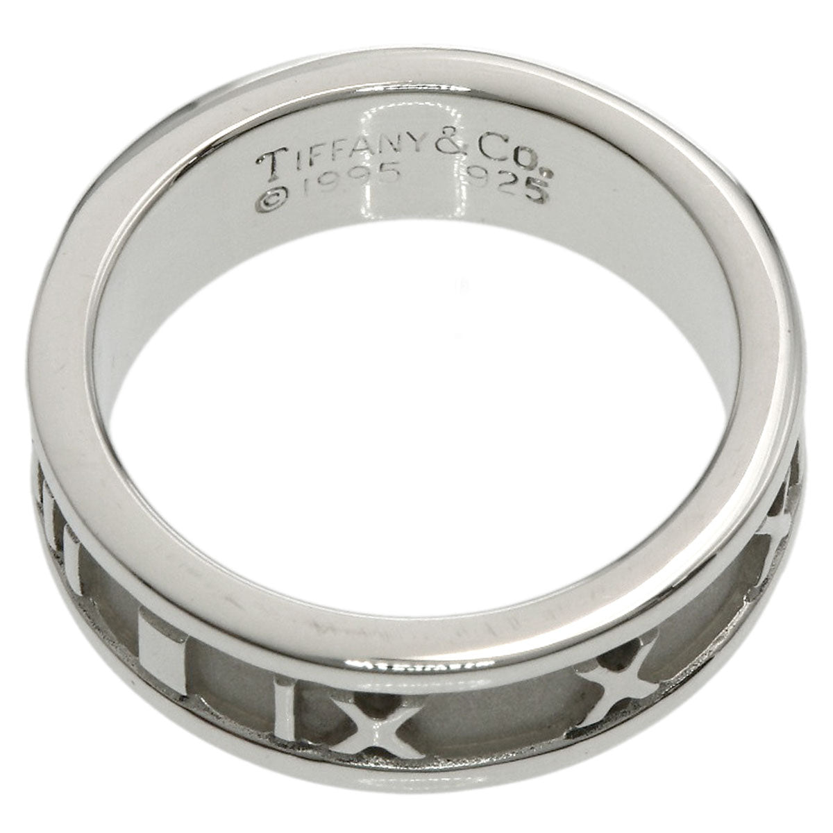 TIFFANY&Co. Atlas Ring Silver Ladies [Used]
