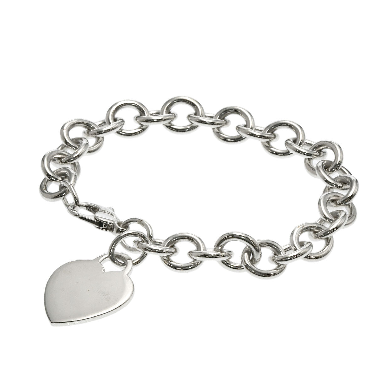 TIFFANY&Co. Return to TIFFANY & Co. Heart tag Bracelet Silver Ladies [Used]