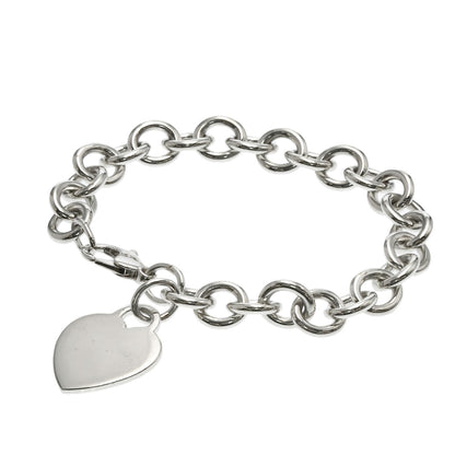 TIFFANY&Co. Return to TIFFANY & Co. Heart tag Bracelet Silver Ladies [Used]
