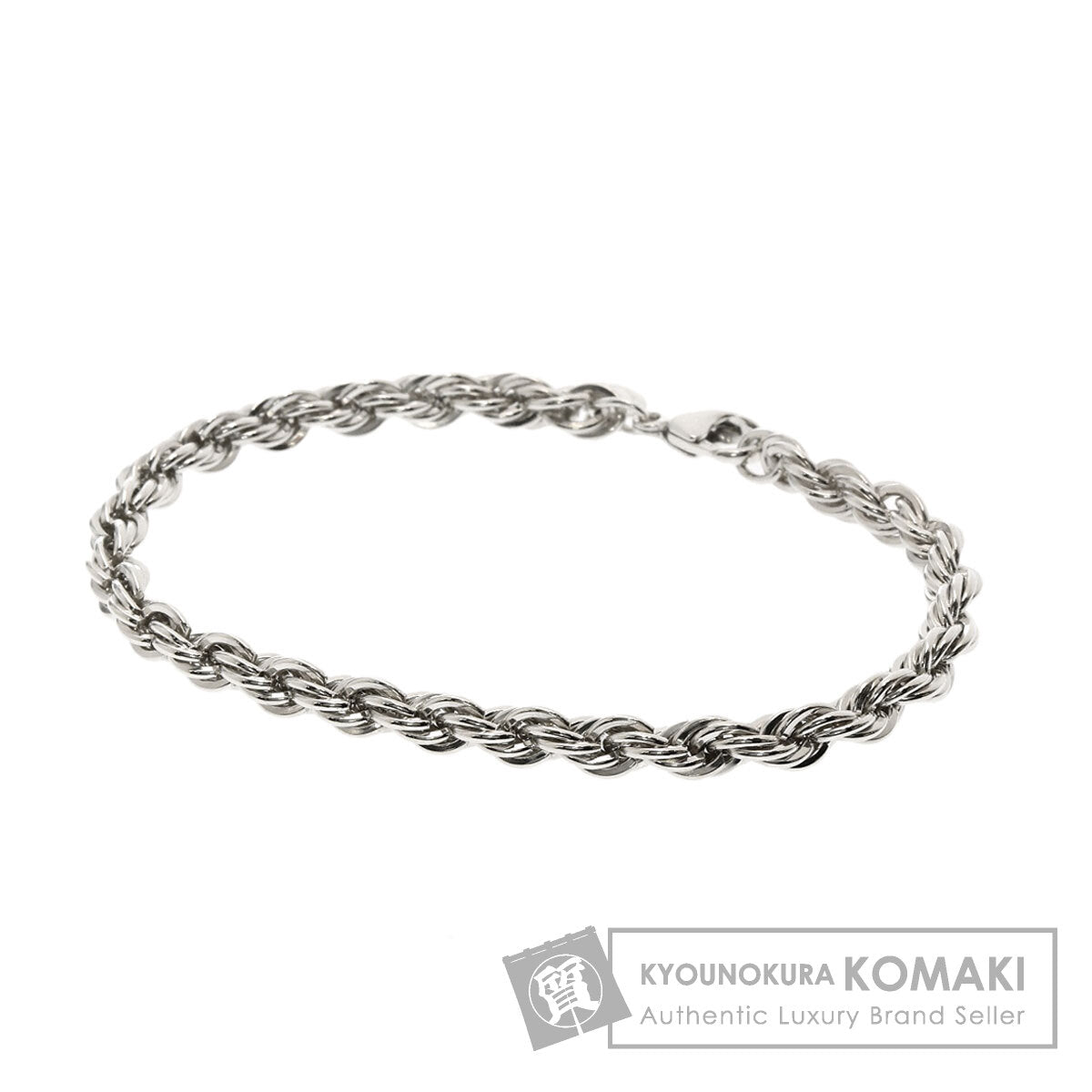 TIFFANY&Co. Twisted rope Bracelet Silver Ladies [Used]