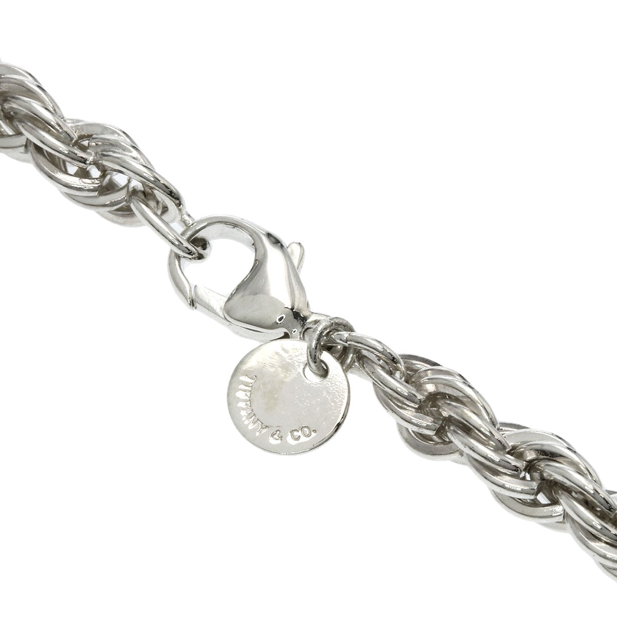 TIFFANY&Co. Twisted rope Bracelet Silver Ladies [Used]