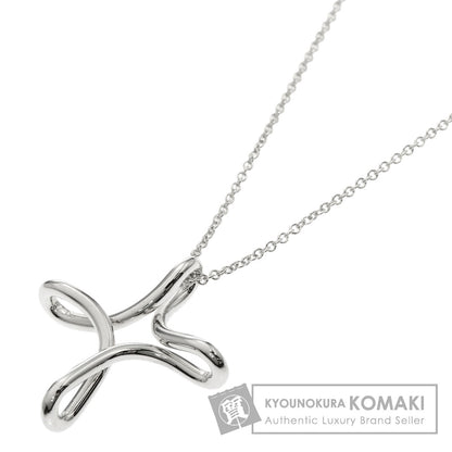 TIFFANY&Co. Infinity cross Necklace Silver Ladies [Used]