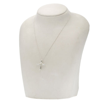 TIFFANY&Co. Infinity cross Necklace Silver Ladies [Used]