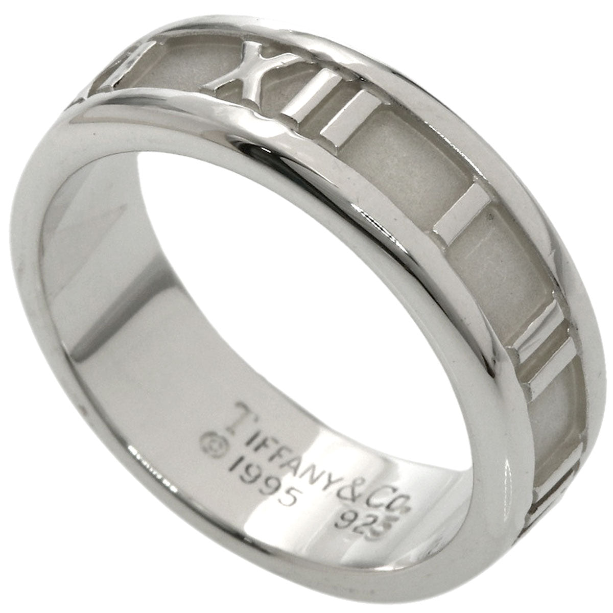 TIFFANY&Co. Atlas Ring Silver Ladies [Used]