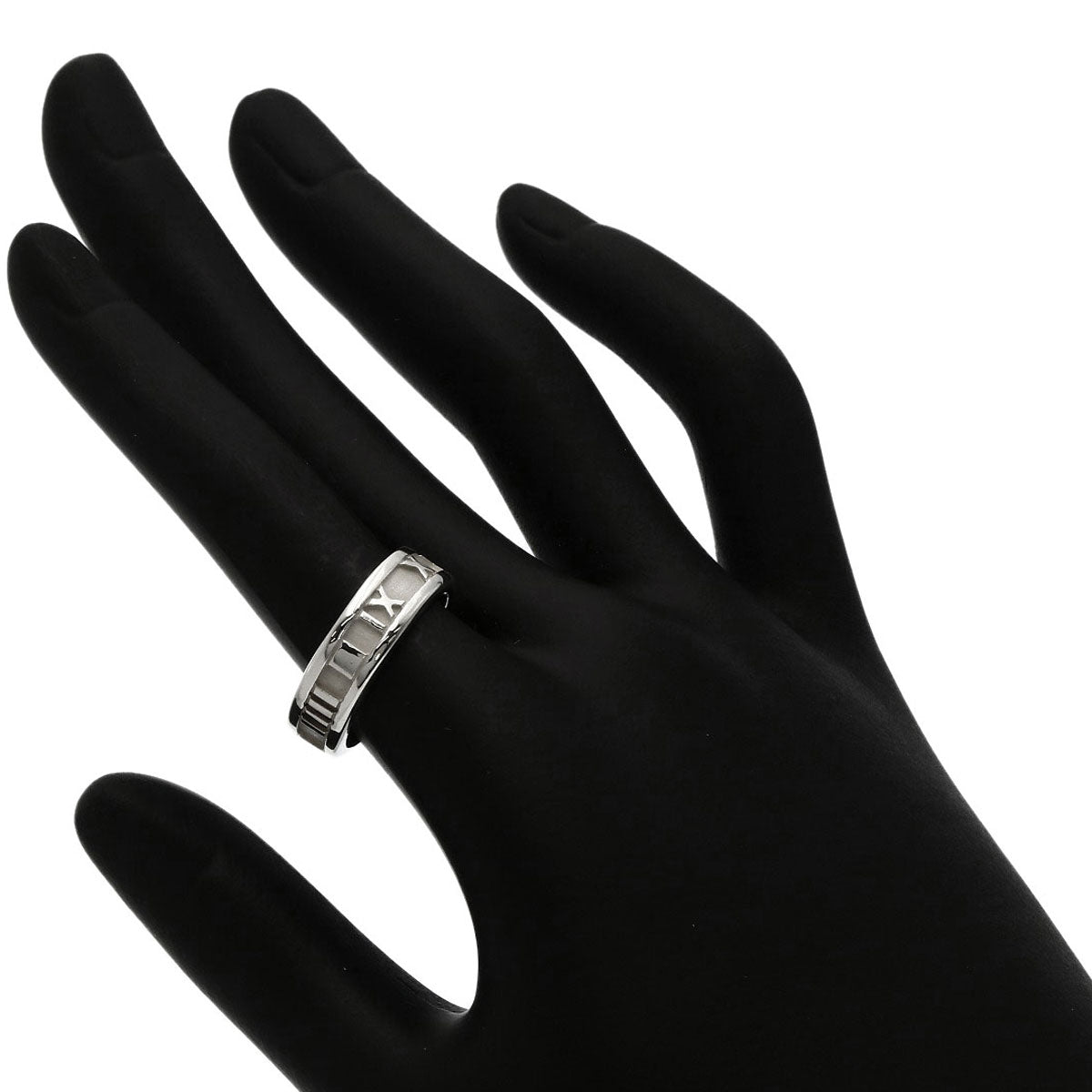 TIFFANY&Co. Atlas Ring Silver Ladies [Used]