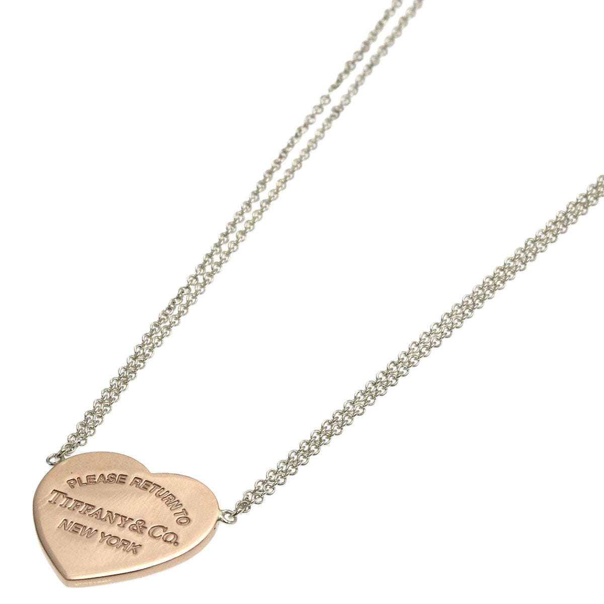 TIFFANY&Co. Return to TIFFANY & Co. Necklace Silver rubed metalLadies [Used]