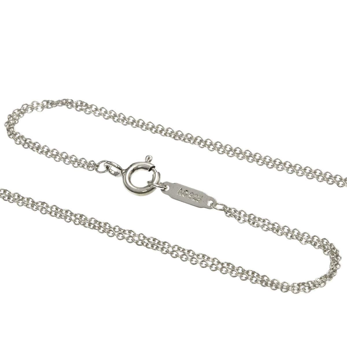 TIFFANY&Co. Return to TIFFANY & Co. Necklace Silver rubed metalLadies [Used]
