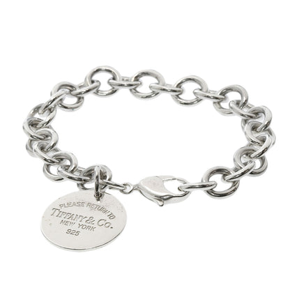 TIFFANY&Co. Return to round tag Bracelet Silver Ladies [Used]