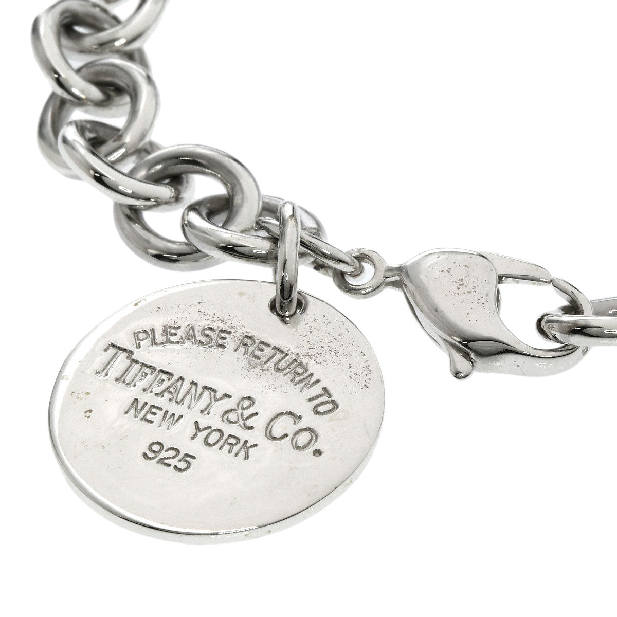 TIFFANY&Co. Return to round tag Bracelet Silver Ladies [Used]