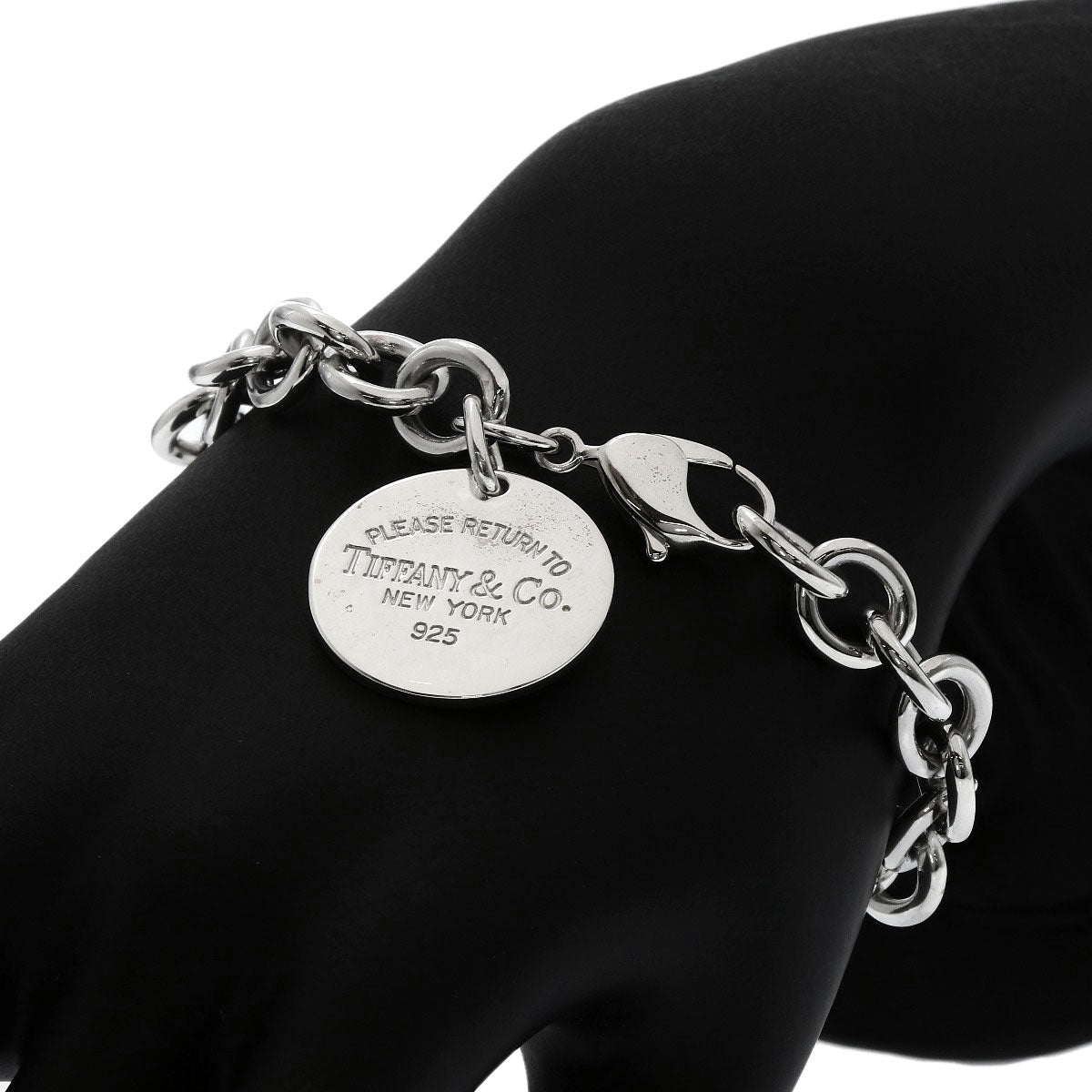 TIFFANY&Co. Return to round tag Bracelet Silver Ladies [Used]
