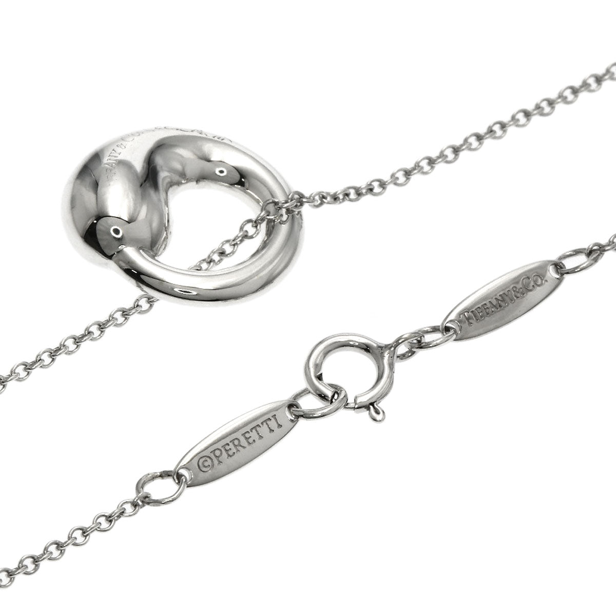 TIFFANY&Co. Eternal circle Necklace Silver Ladies [Used]