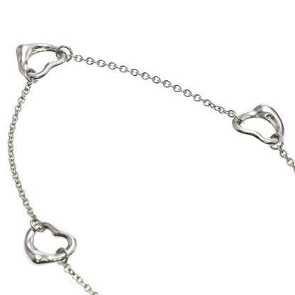 TIFFANY&Co. 3P Triple Open Heart Necklace Silver Ladies [Used]