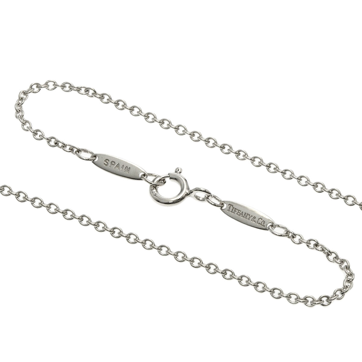 TIFFANY&Co. 3P Triple Open Heart Necklace Silver Ladies [Used]