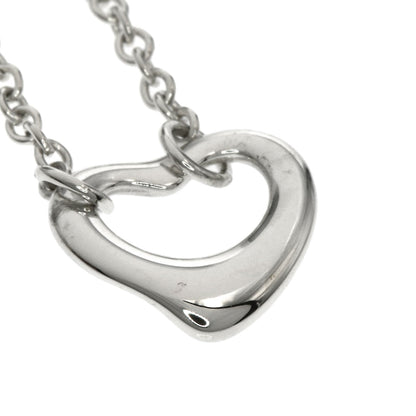 TIFFANY&Co. 3P Triple Open Heart Necklace Silver Ladies [Used]