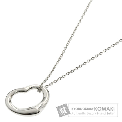 TIFFANY&Co. Open heart Necklace Silver Ladies [Used]