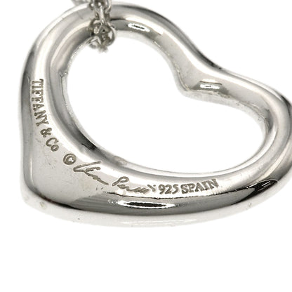 TIFFANY&Co. Open heart Necklace Silver Ladies [Used]