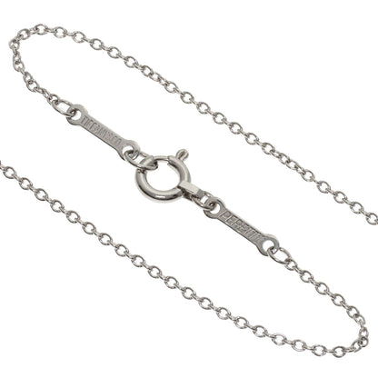 TIFFANY&Co. Small cross diamond Necklace Platinum PT950 Ladies [Used]