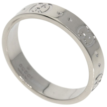 GUCCI Icon #14 Ring K18 White Gold Ladies [Used]