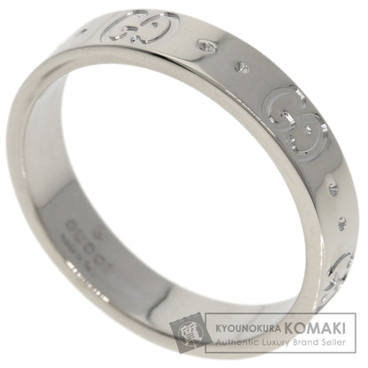 GUCCI Icon #14 Ring K18 White Gold Ladies [Used]