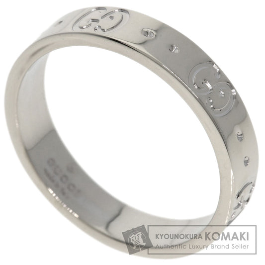 GUCCI Icon #14 Ring K18 White Gold Ladies [Used]