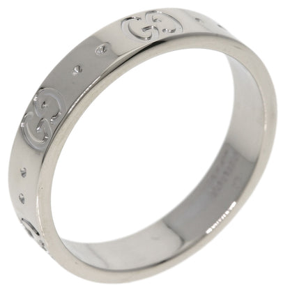GUCCI Icon #14 Ring K18 White Gold Ladies [Used]
