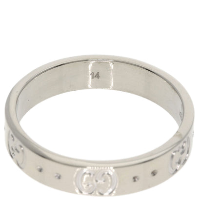 GUCCI Icon #14 Ring K18 White Gold Ladies [Used]