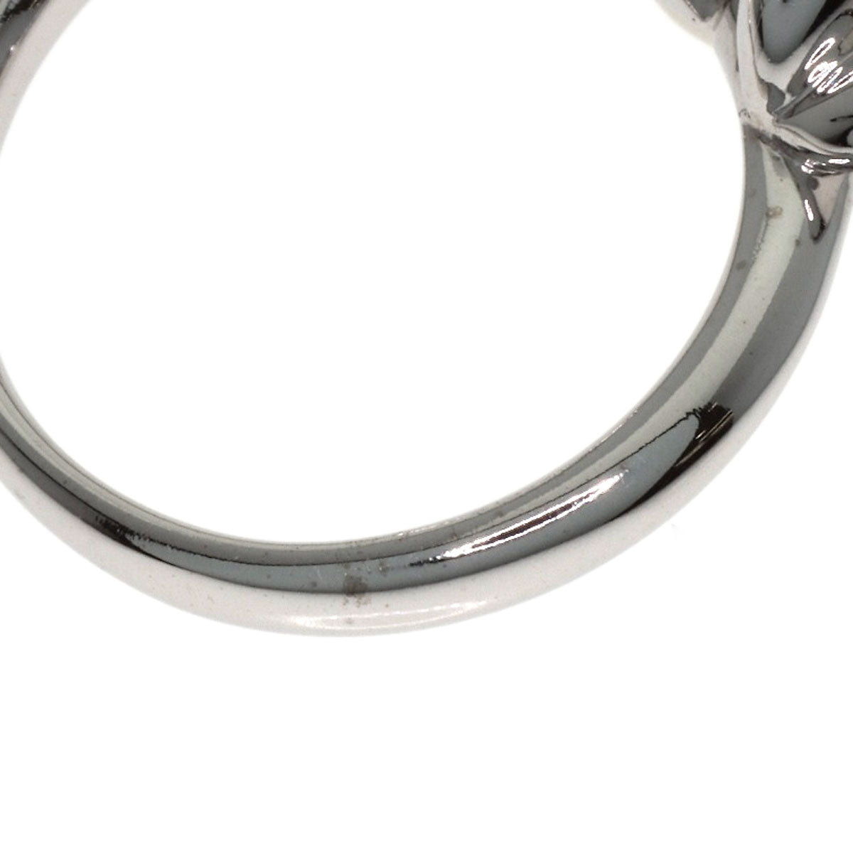 MIKIMOTO Pearl Pearl Diamond Ring K18 White Gold Ladies [Used]