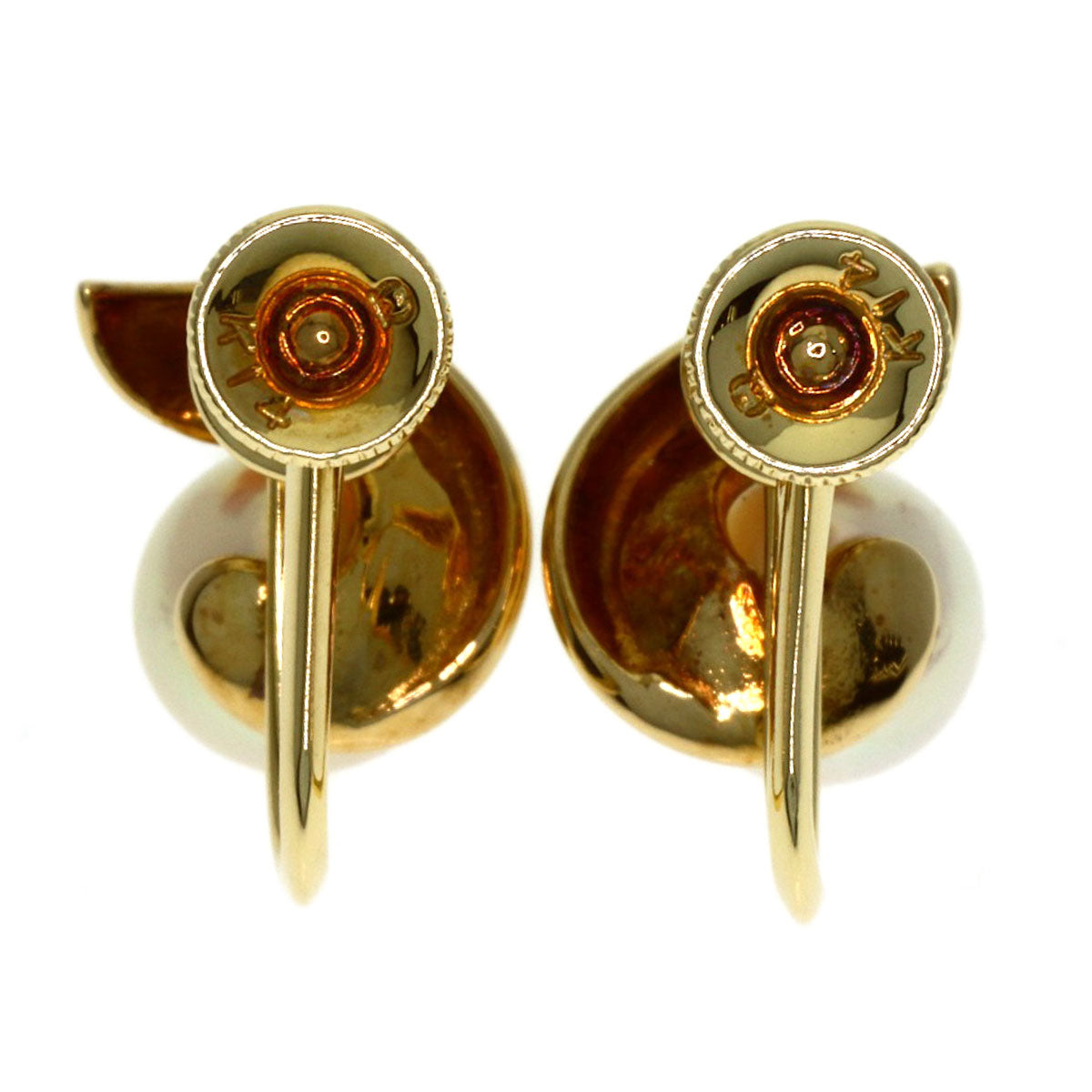MIKIMOTO Akoya pearl Pearl Earring K14 Yellow Gold Ladies [Used]