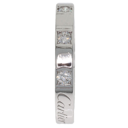 CARTIER Raniere Half Diamond #47 Ring K18 White Gold Ladies [Used]