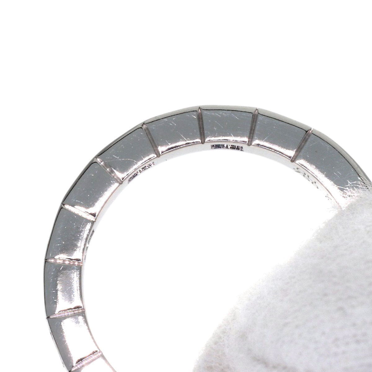 CARTIER Raniere Half Diamond #47 Ring K18 White Gold Ladies [Used]