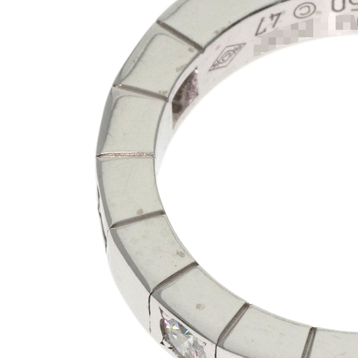 CARTIER Raniere Half Diamond #47 Ring K18 White Gold Ladies [Used]