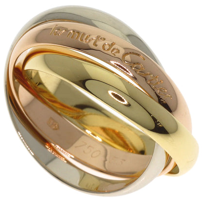 CARTIER Trinity #53 Ring K18 Yellow Gold 18K Pink GoldLadies [Used]