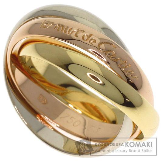 CARTIER Trinity #53 Ring K18 Yellow Gold 18K Pink GoldLadies [Used]