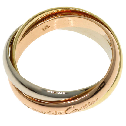 CARTIER Trinity #53 Ring K18 Yellow Gold 18K Pink GoldLadies [Used]