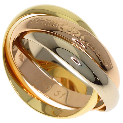 CARTIER Trinity #51 Ring K18 Yellow Gold 18K Pink GoldLadies [Used]