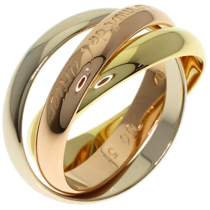 CARTIER Trinity #51 Ring K18 Yellow Gold 18K Pink GoldLadies [Used]