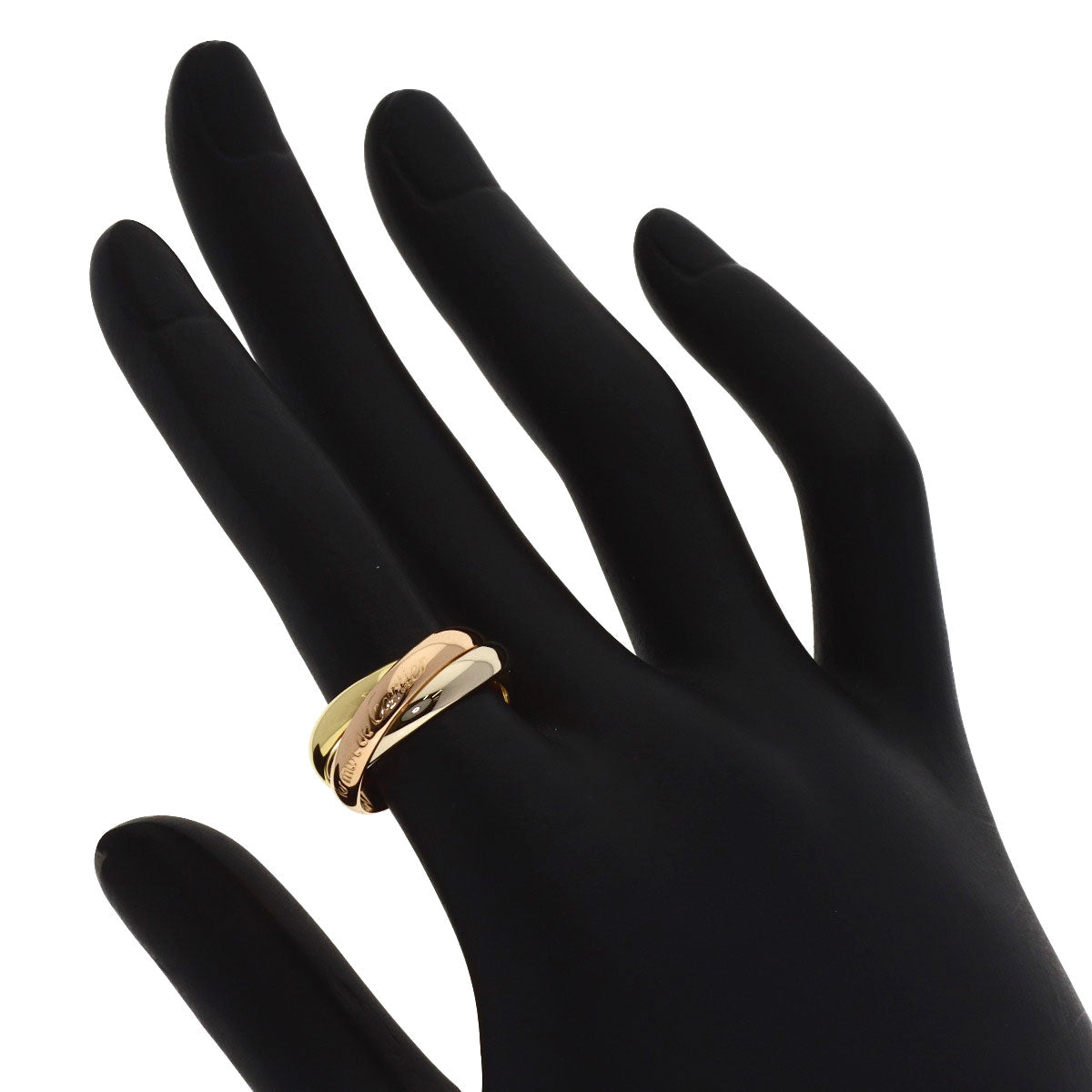CARTIER Trinity #51 Ring K18 Yellow Gold 18K Pink GoldLadies [Used]