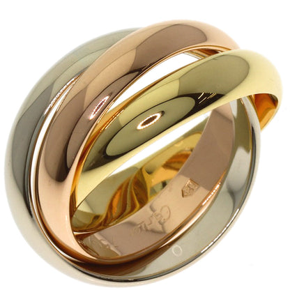 CARTIER Trinity MM #49 Ring K18 Yellow Gold 18K Pink GoldLadies [Used]