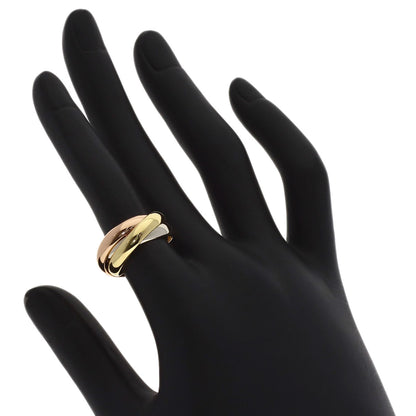 CARTIER Trinity MM #49 Ring K18 Yellow Gold 18K Pink GoldLadies [Used]