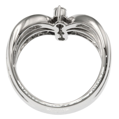 Jeunet Diamond Sapphire Ring K18 White Gold Ladies [Used]